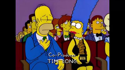 {\an8}Everyone gets an award, but me. - The Simpsons