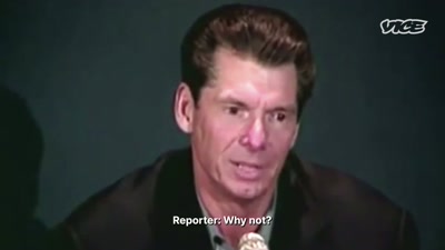 {\an8}-First of all, I
resent your tone. - The Nine Lives of Vince McMahon