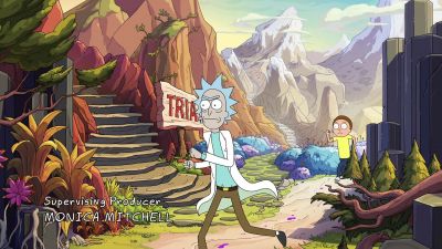 {\an8}- Fuck!
- Oh yeah, - Rick and Morty