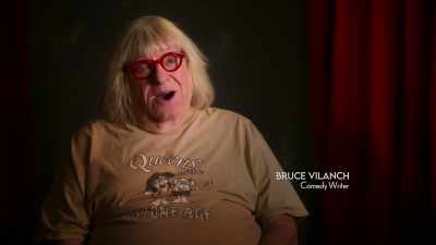 {\an8}Gay comedians could perform,
be out, and do that stuff, - Outstanding: A Comedy Revolution