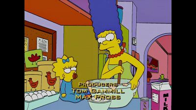 {\an8}(grunting angrily) - The Simpsons