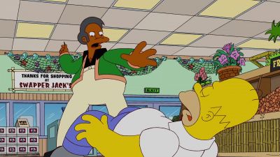 {\an8}(grunting, whimpering) - The Simpsons
