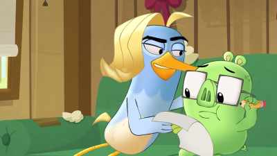 {\an8}Hey, Penley! Come look!
You're going to be really surprised! - Angry Birds: Summer Madness