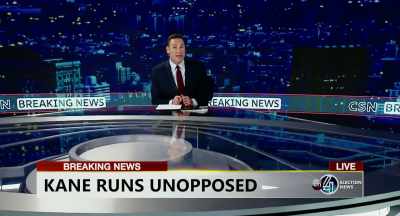{\an8}His opponent, State
Senator Peter Kane, - God's Not Dead: In God We Trust