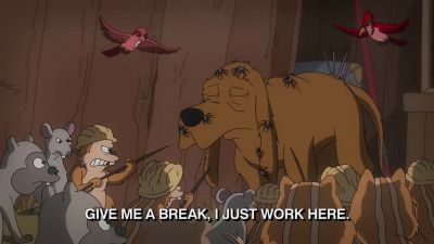 {\an8}(howls, growls) - The Simpsons