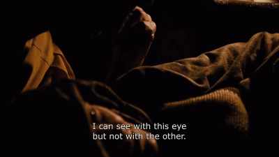 {\An8}I can see with this eye
but not withe the other. - Honeyland