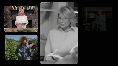 {\an8}♪ I keep a cougar,
Martha Stewart ♪ - Martha