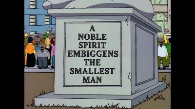 {\an8}♪♪ (old-time western) - The Simpsons