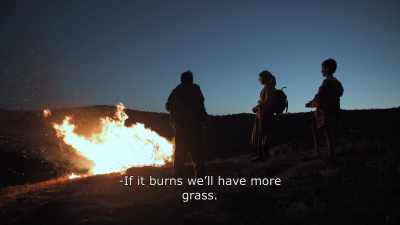 {\An8}I told him to burn it down.
- You've done a good deed! - Honeyland