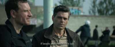 {\an8}If beasts in a
silent forest call. - The Agency