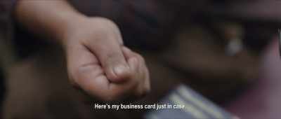 {\an8}If you want me to pick you up,
call my number. - Impetigore