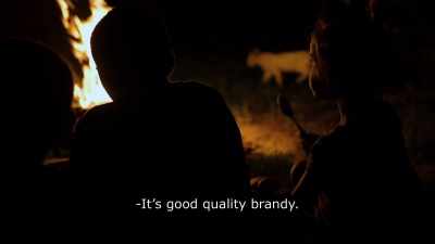 {\An8}I'll pay you, Hatidze.
- It's good quality brandy. - Honeyland