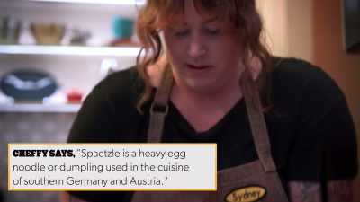 {\an8}I'm starting to have
doubts in my plan. - Secret Chef