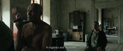{\an8}In logistics and accounts. - The Agency