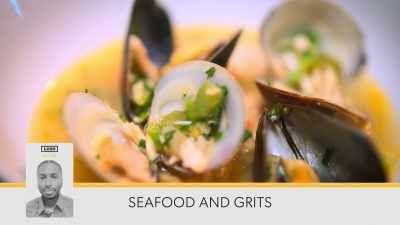 {\an8}It said grits. I'm seeing soup. - Secret Chef