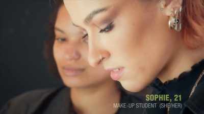 {\an8}It's a bit ashy. I don't know.
It needs to be warmer than that. - Glow Up: Britain's Next Make-Up Star