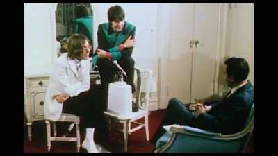 {\an8}It's a company we're setting up
which involves records, - The Beatles: Get Back