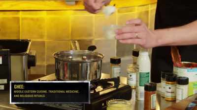 {\an8}It's Indian butter, because
I think it will make it
more Indian. - No Recipe Road Trip With the Try Guys