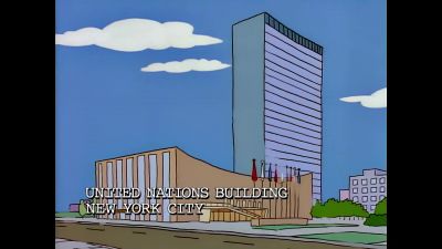 {\an8}It's over there. - The Simpsons