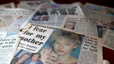 {\an8}I've been completely against the fact
that my father should be released - When Missing Turns to Murder