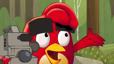 {\an8}Just dive down the slide
as soon as I say "Action!" - Angry Birds: Summer Madness
