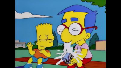 An8 laughing You're funny - The Simpsons