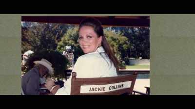 {\an8}[man] Okay, here we go, - Lady Boss: The Jackie Collins Story