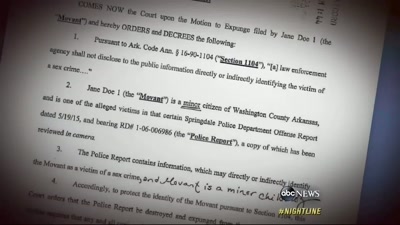 {\an8}[Megyn] It reveals that
Josh, while 14 or 15 years old, - Shiny Happy People: Duggar Family Secrets