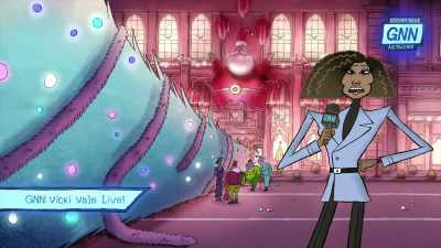 {\an8}Moments ago, - Merry Little Batman