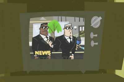 {\an8}Monkey boy is under control, - Johnny Test
