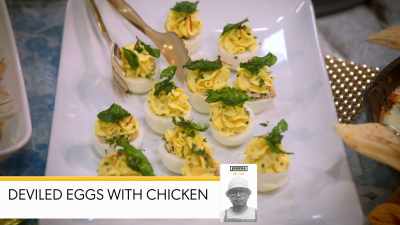 {\an8}My take on this deviled egg - Secret Chef