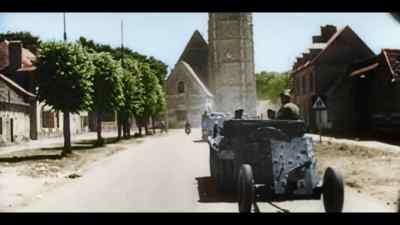 {\an8}[narrator] The Panzers pour into Belgium, - World War II: From the Frontlines