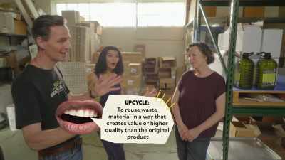 {\an8}...no extra water,
no extra crops, - What Am I Eating? With Zooey Deschanel