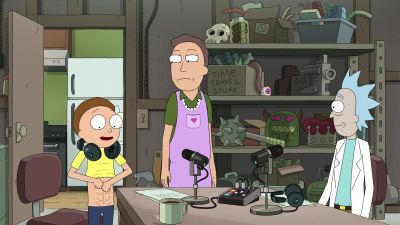 {\an8}- No notes.
- One more thing: - Rick and Morty