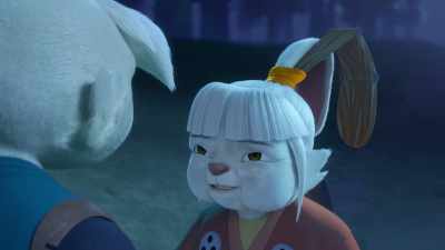 {\an8}Only then can you become
what you are meant to be. - Samurai Rabbit: The Usagi Chronicles