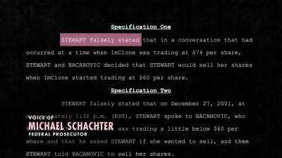 {\an8}She wasn't criminally
charged with insider trading, - Martha