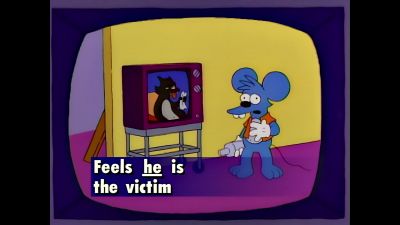 {\an8}(sniffling) - The Simpsons