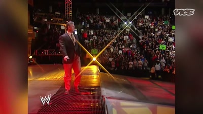 {\an8}-So when we hear some
people squawking and whatever, - The Nine Lives of Vince McMahon