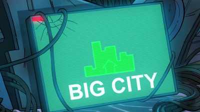 {\an8}...the asteroid will be set on a
direct collision course with Big City. - Big City Greens the Movie: Spacecation