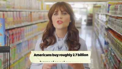 {\an8}The bottom line,
in just over 100 years, - What Am I Eating? With Zooey Deschanel