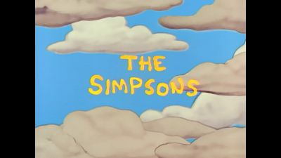 {\an8}(theme music playing) - The Simpsons