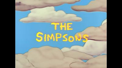 {\an8}(theme music playing) - The Simpsons