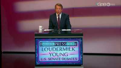 {\an8}This is the runoff debate
for US Senate - Power of the Dream