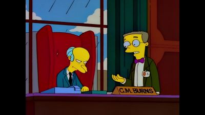 {\an8}Uh, sir? - The Simpsons