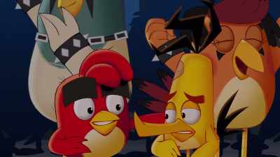 {\an8}Usually, I'd be all for secret - Angry Birds: Summer Madness