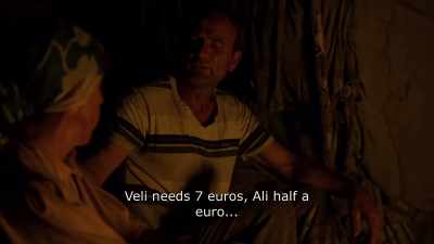 {\An8}Veli needs 7 euro,
Ali 0,5 euro. - Honeyland