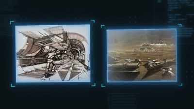 {\an8}Walking around the live action sets,
which we would do regularly at lunchtimes, - Aliens Expanded