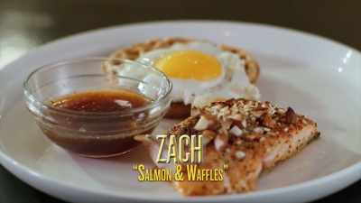 {\an8}What you have there
is a maple-glazed salmon - No Recipe Road Trip With the Try Guys