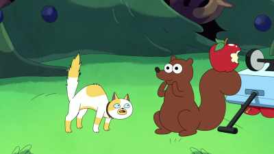 {\an8}What?!
I don't want to be tiny! - Adventure Time: Fionna & Cake