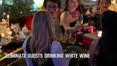 {\an8}-White wine?
-[tense music playing] - The Mole